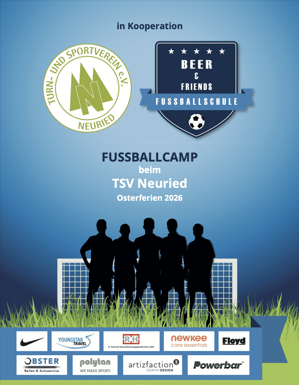Poster Osterferien-Fußballcamp